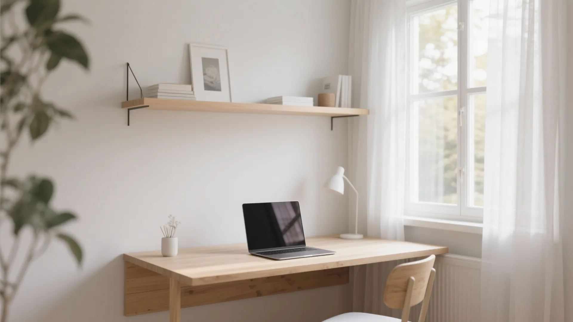 1. Floating Desk by the Window