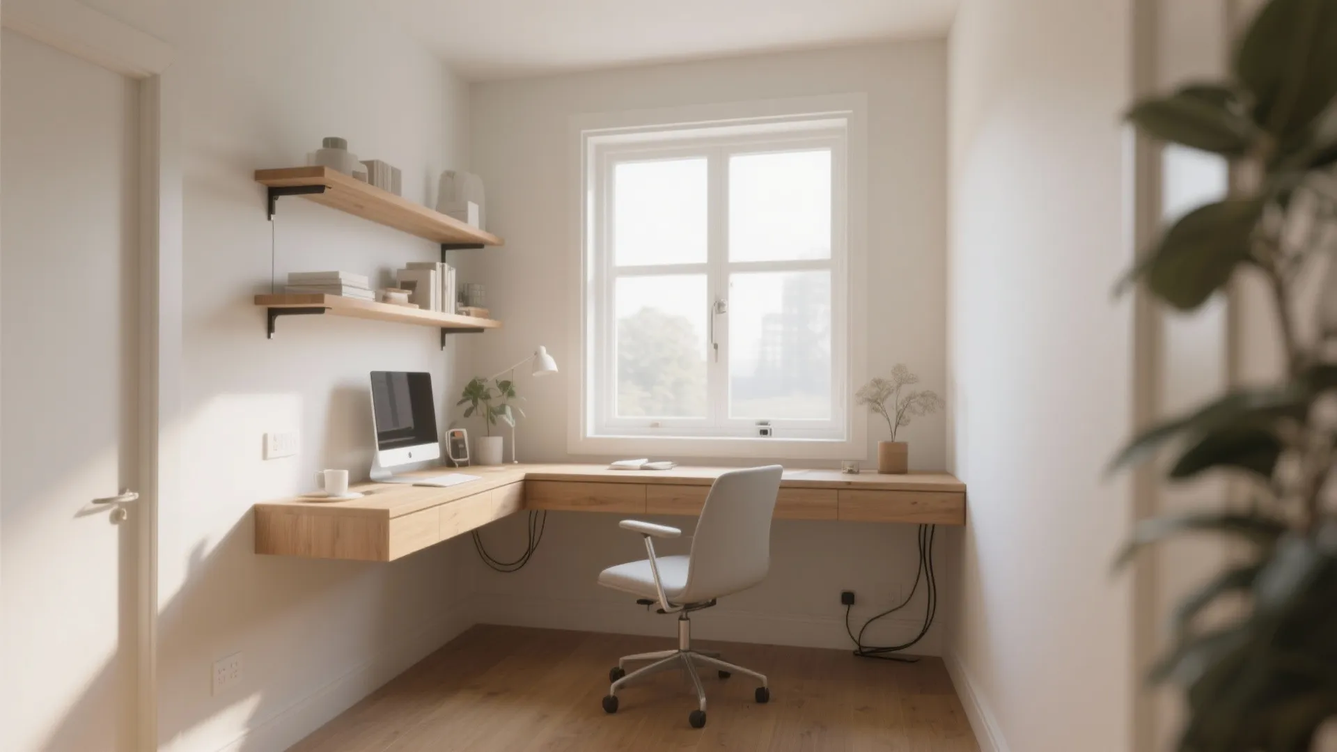 Tip 1: Floating Desk by the Window