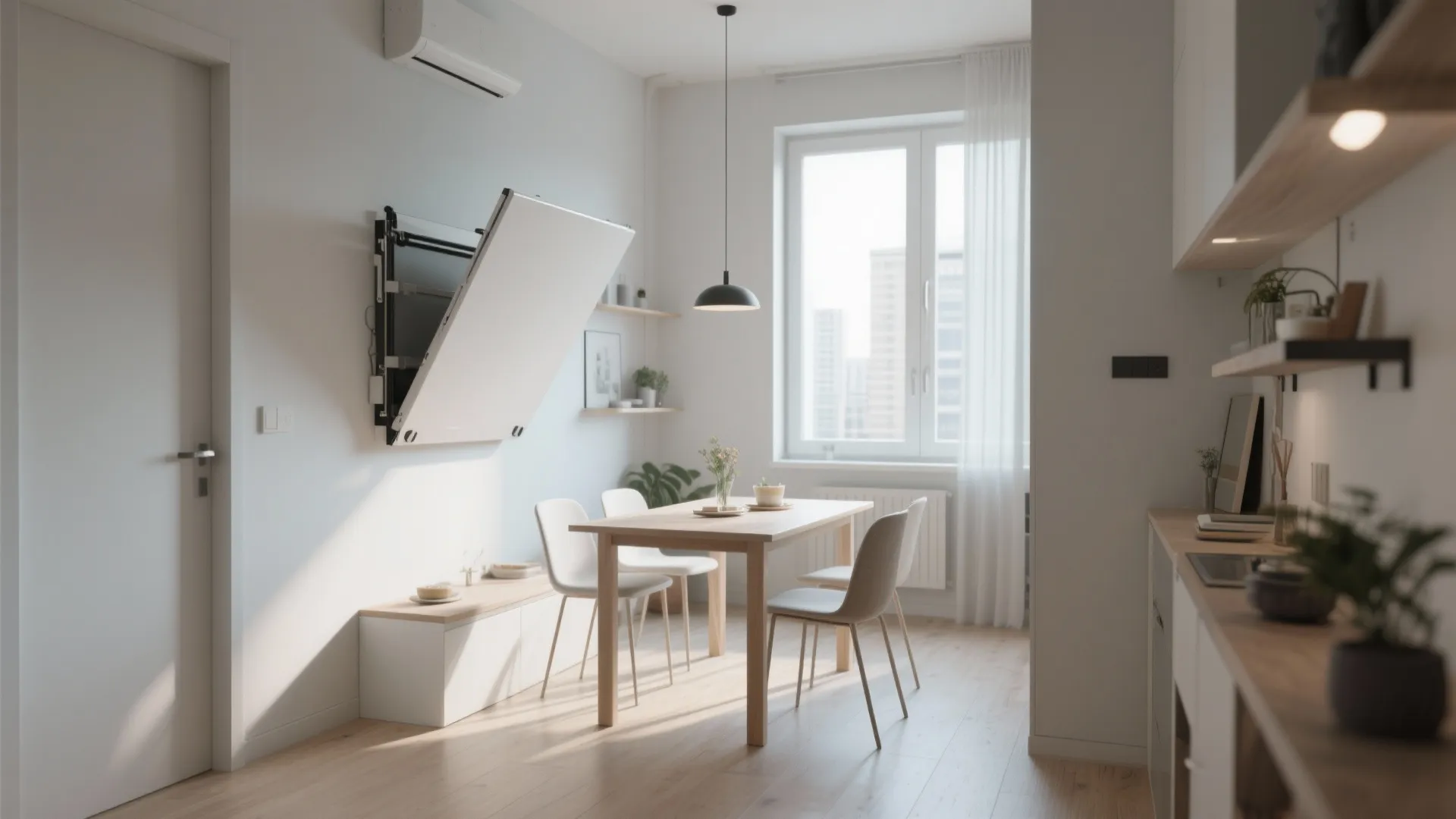 4. Floating Dining Table