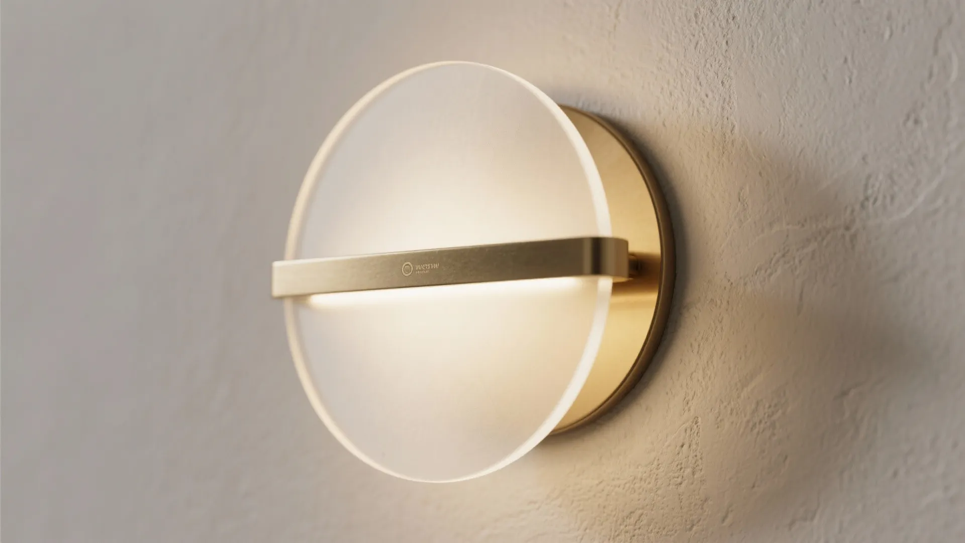 1. Floating Disc Sconces for Narrow Halls