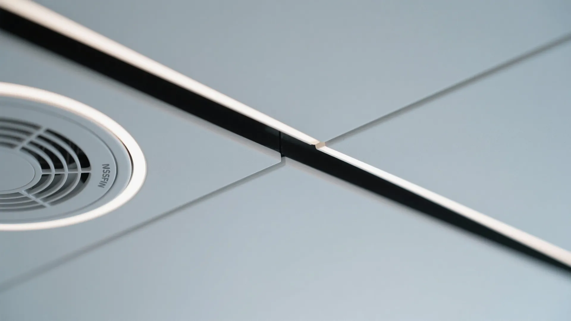 Sleek Floating Panel with Slot Diffuser Lighting