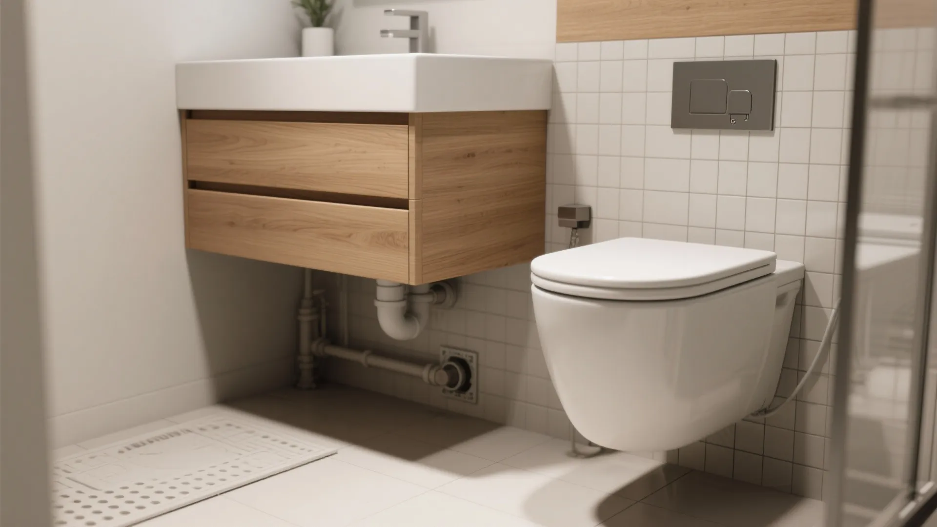 1. Float fixtures to open the floor