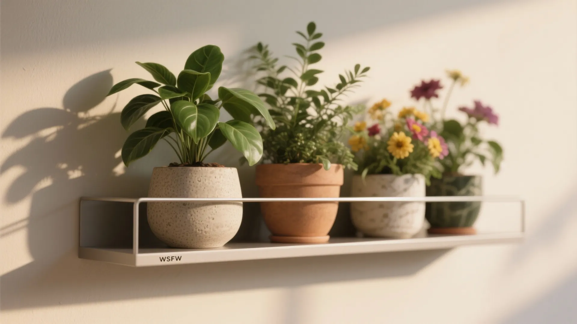 Floating Flower Shelves