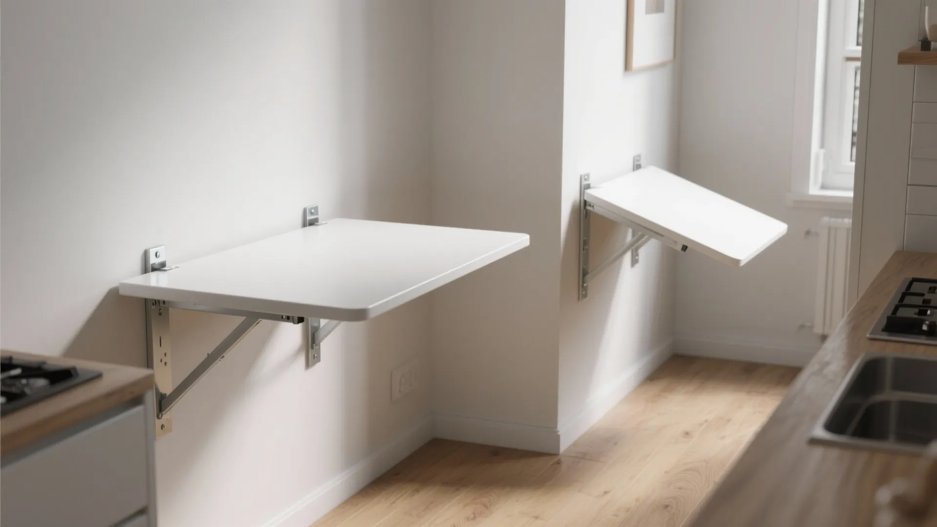1. The Floating Fold-Down Table