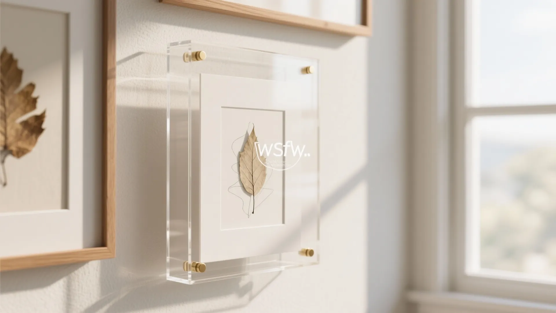 Floating Frames and Transparent Mats for Airy Light