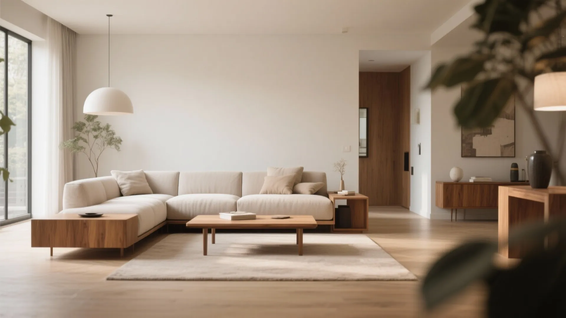 8. Floating Furniture Away from Walls