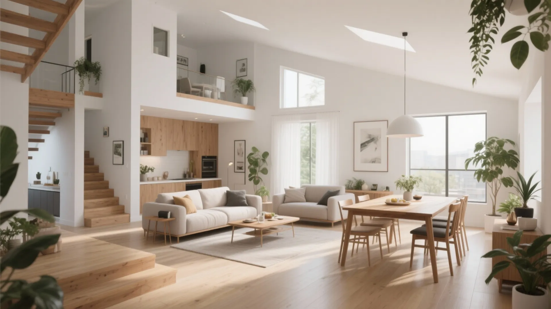 6. Floating Furniture Groups