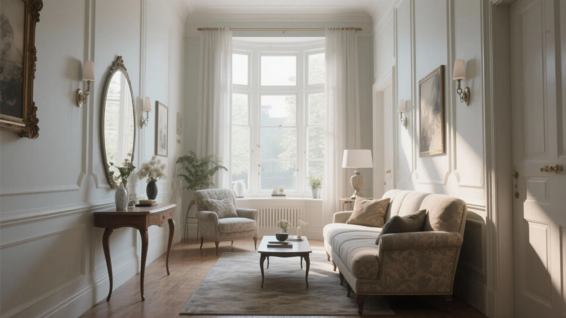 3. Floating Furniture Away from Walls