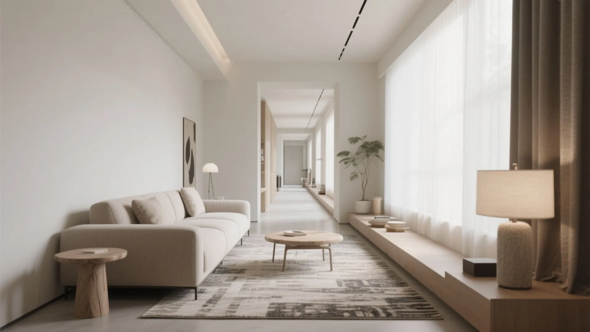 Floating Furniture Away from Walls