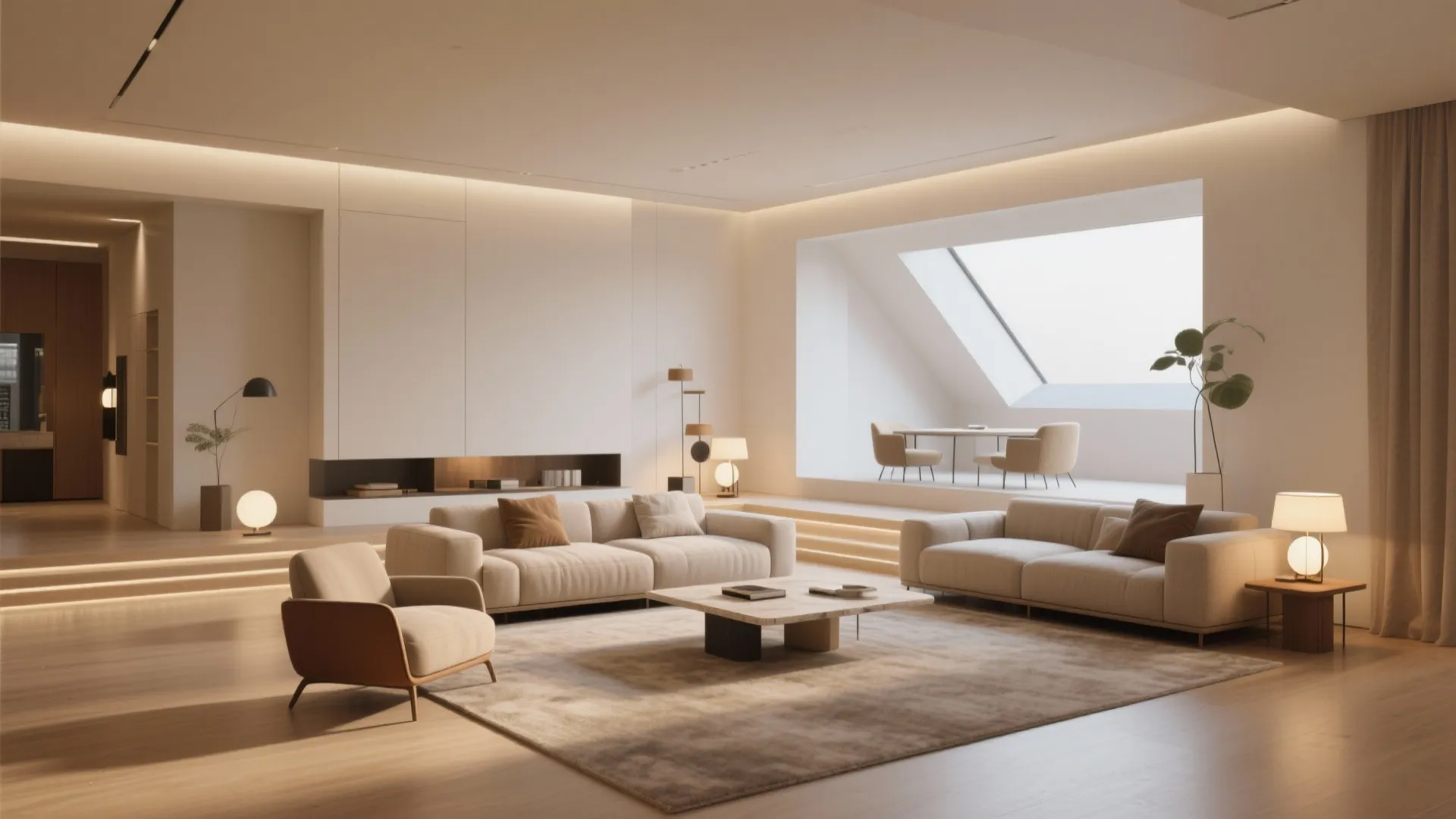 2. Floating Furniture Layout