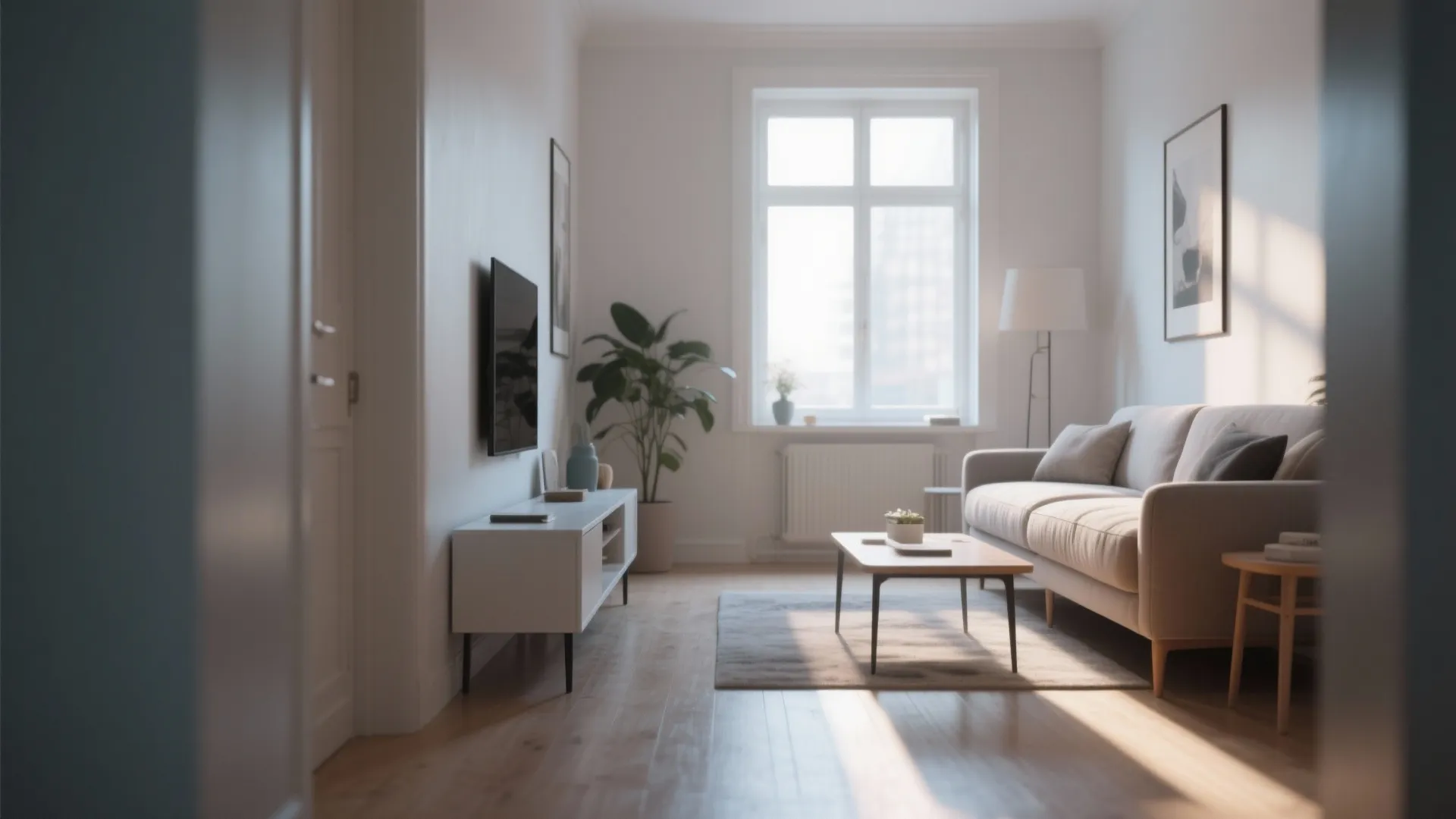 3. Floating Furniture Pieces