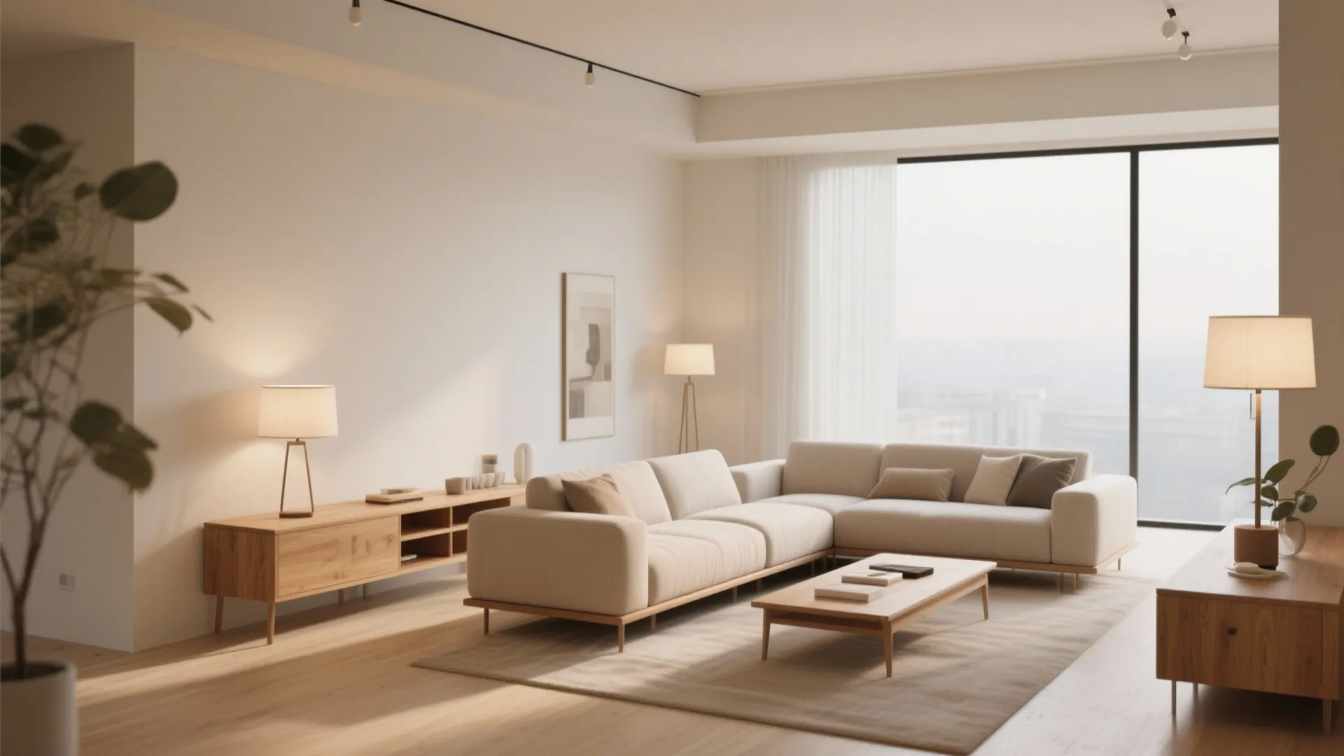 3. Floating Furniture Away from Walls