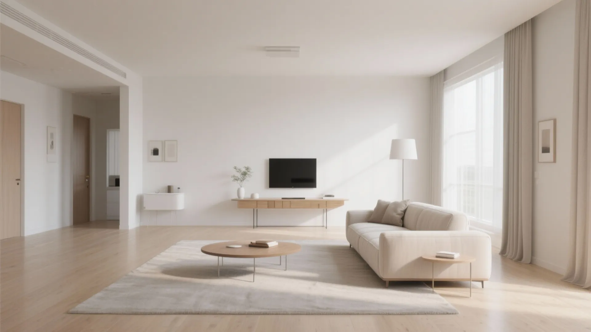 2. Floating Furniture Arrangement