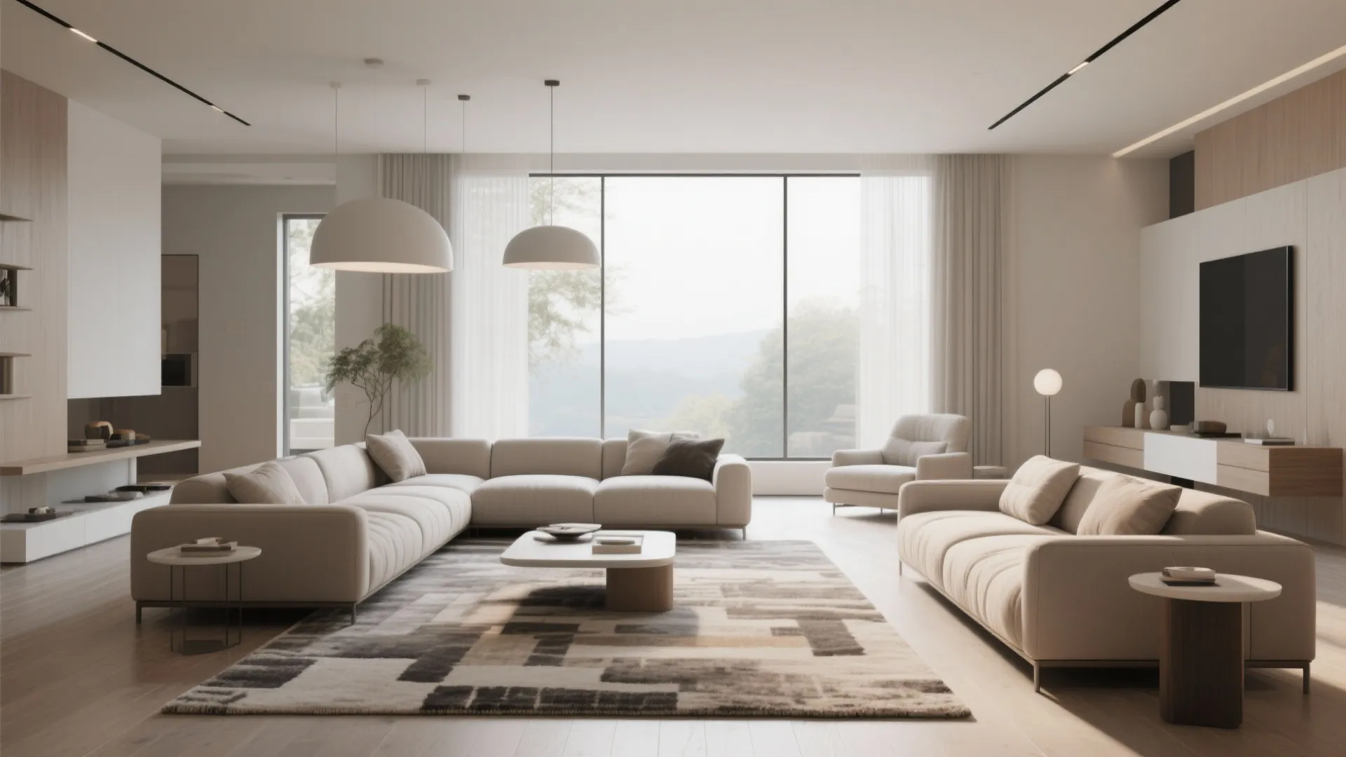 3. Floating Furniture Layout