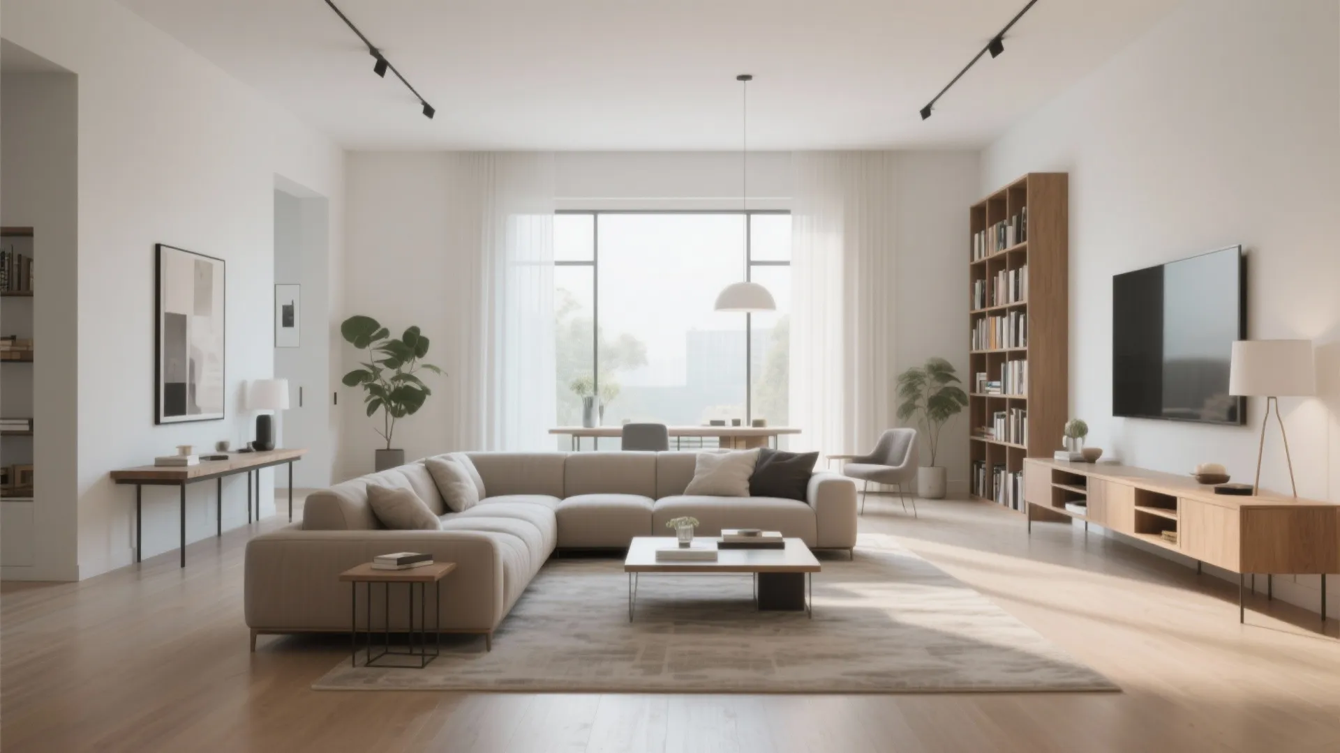 3. Floating Furniture Layout