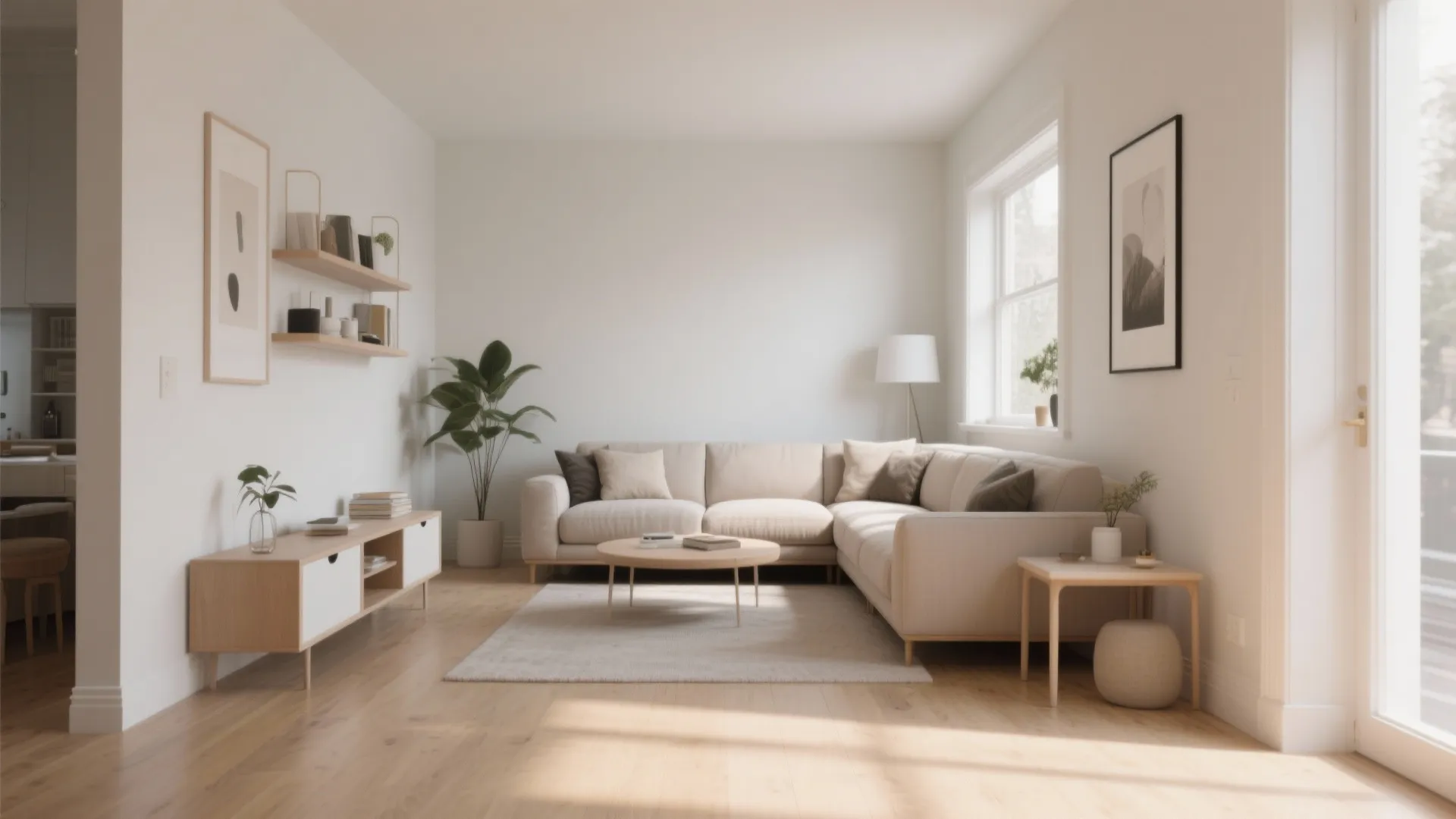 Floating Furniture Arrangement