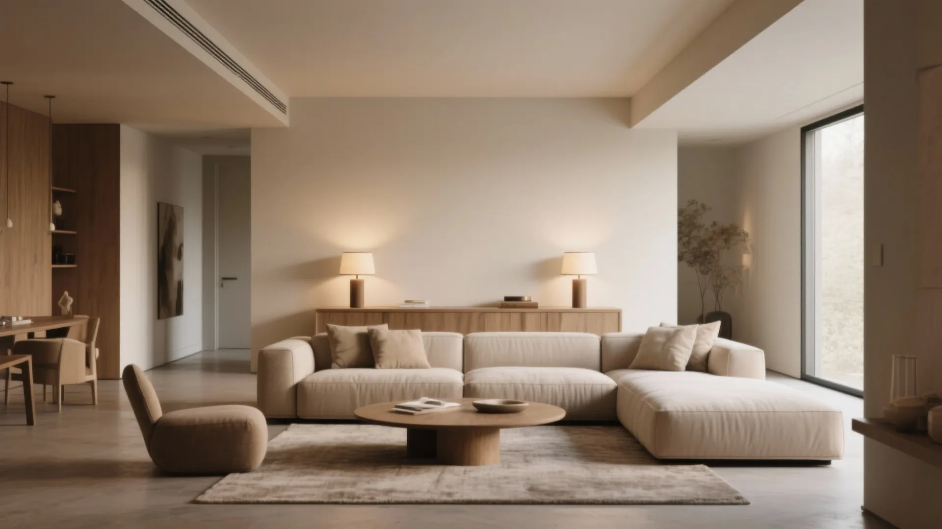 3. Floating Furniture Away from Walls