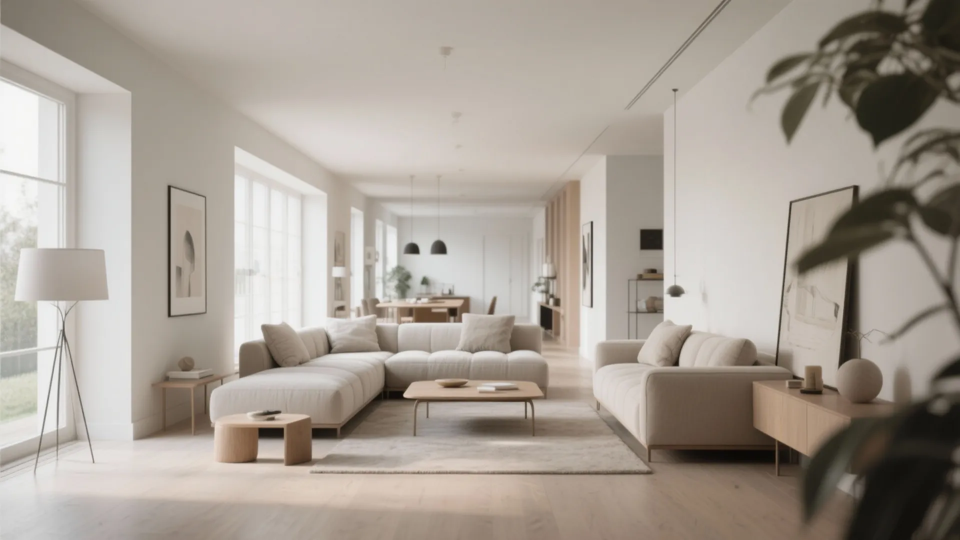 Floating Furniture Layout