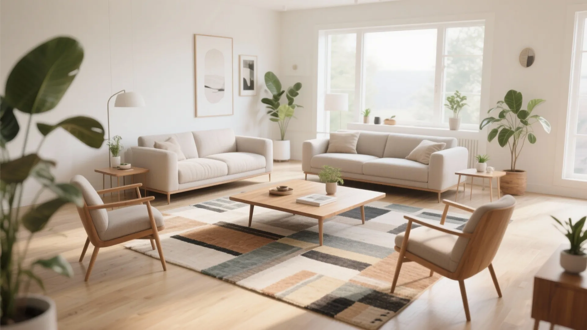 4. Floating Furniture Layout