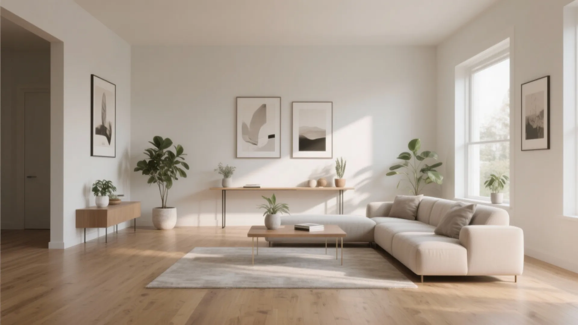 1. Floating Furniture Layout