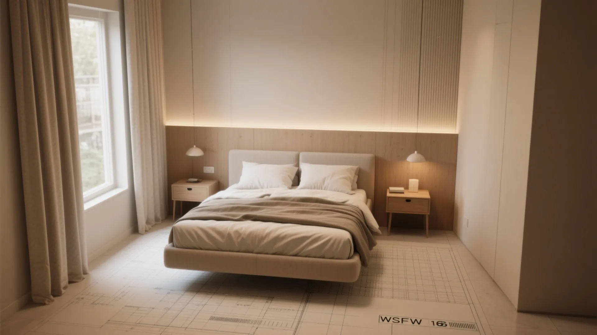 3. Float furniture for better circulation