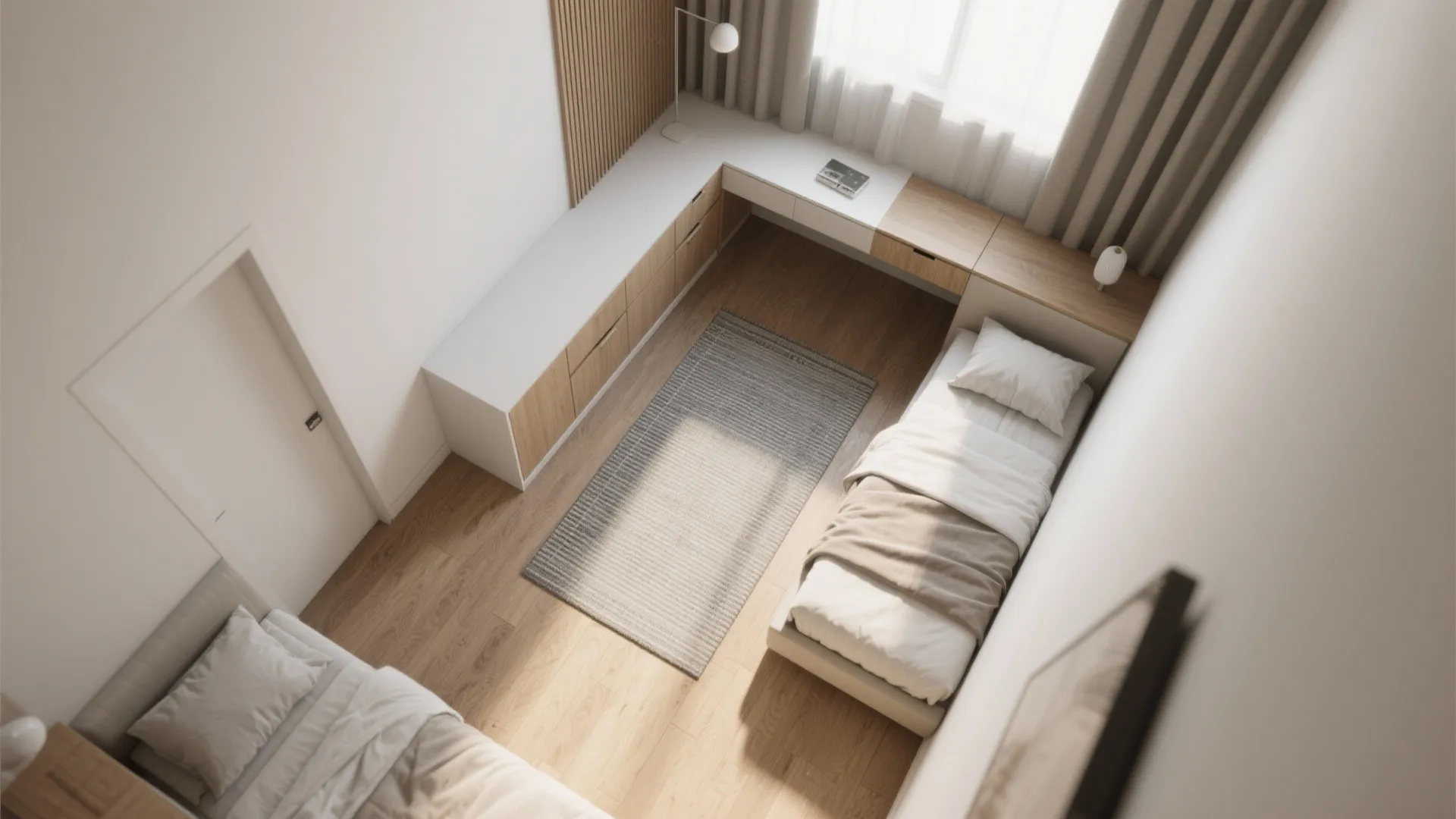 2. Float furniture for better circulation