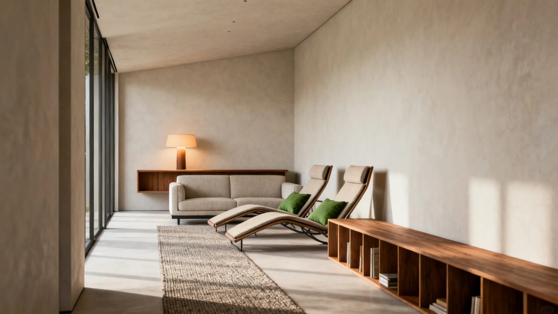 1. Floating furniture layout