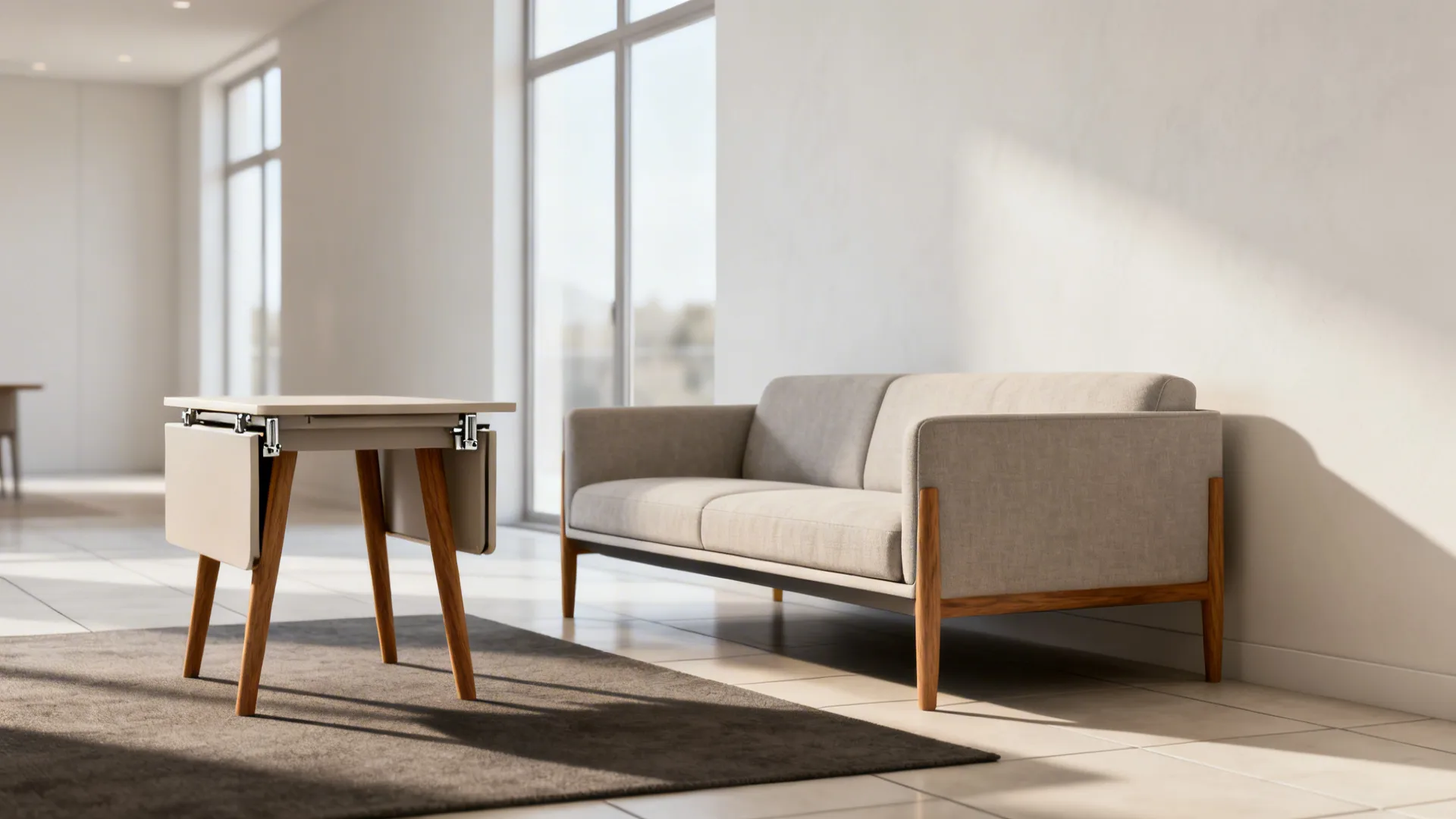 5. Choose flexible layouts and float furniture