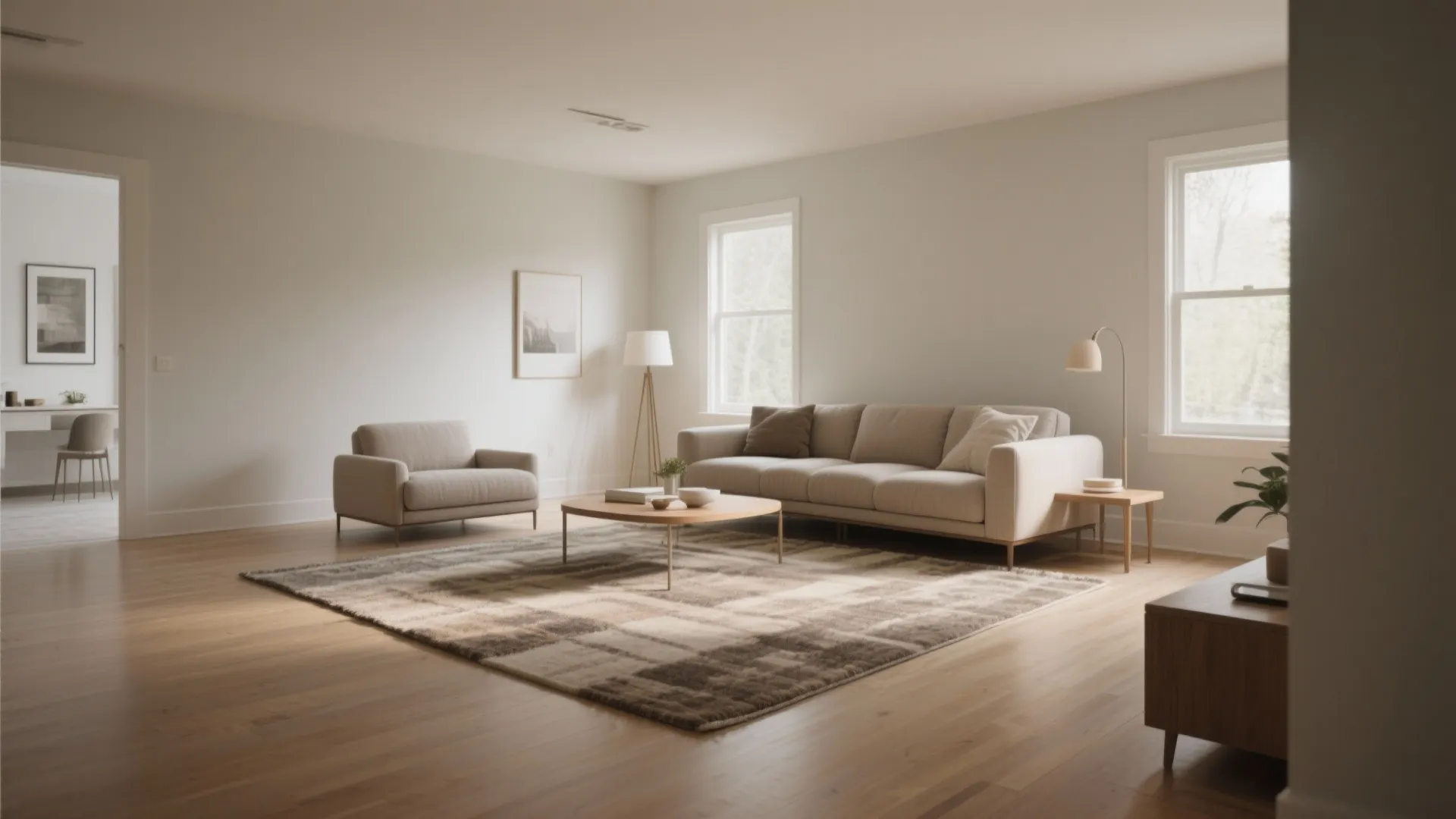 1. Floating Furniture for Better Flow