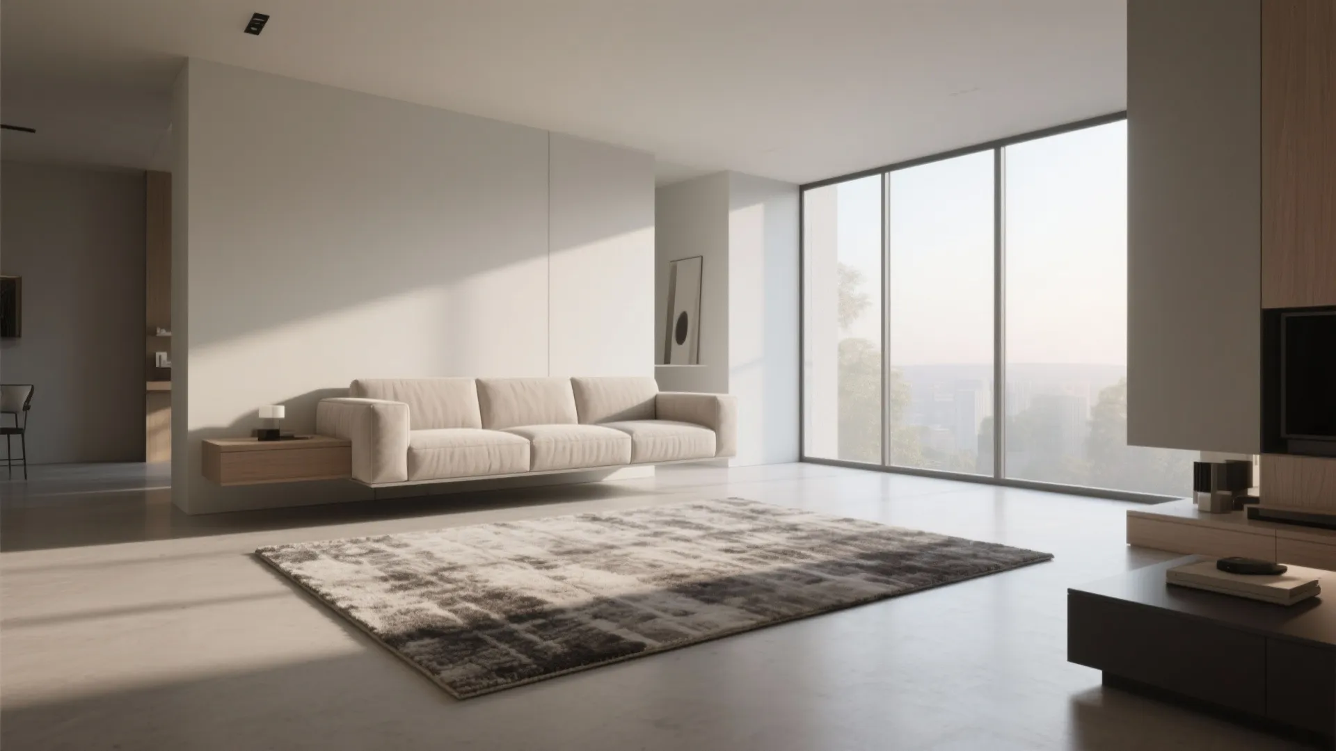 1. Floating Furniture Layout