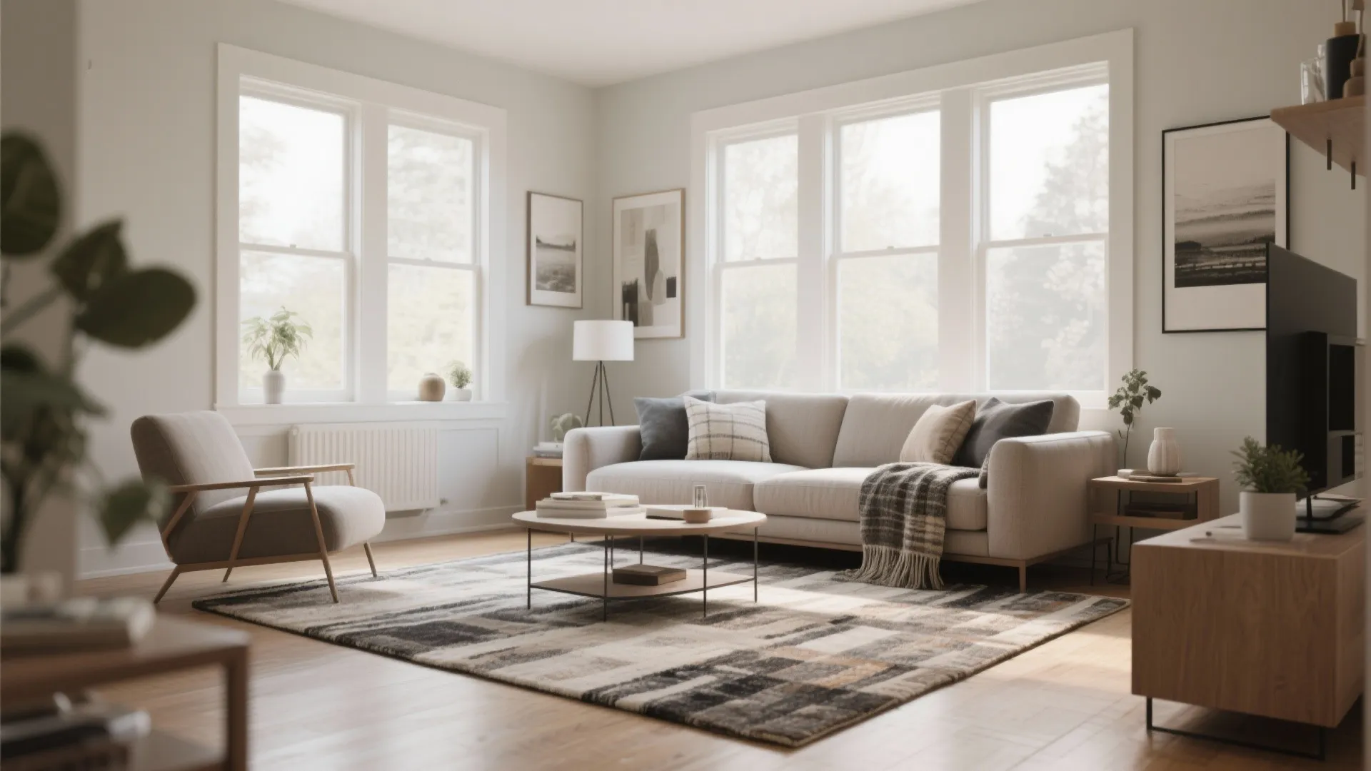 2. Floating Furniture Layout