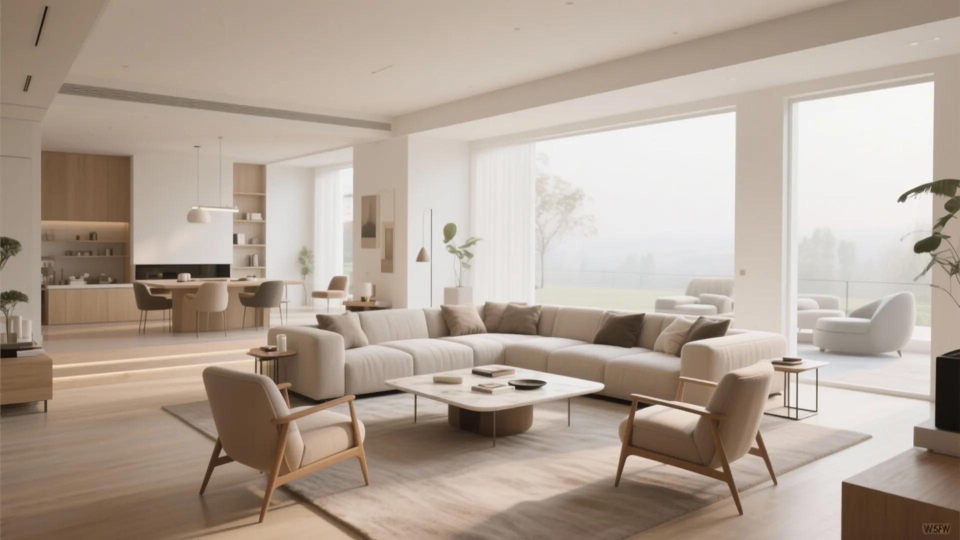 6. Floating Furniture Layout