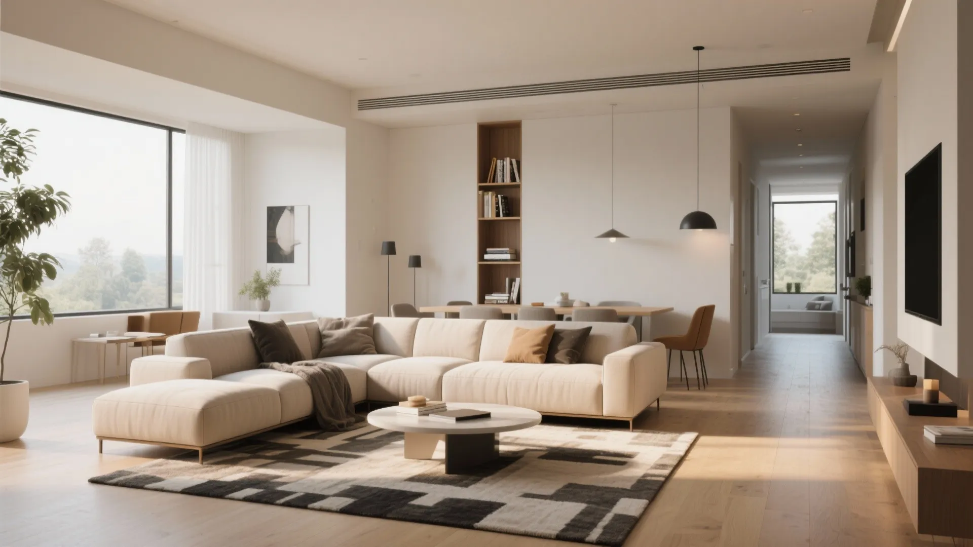 2. Floating Furniture Layout