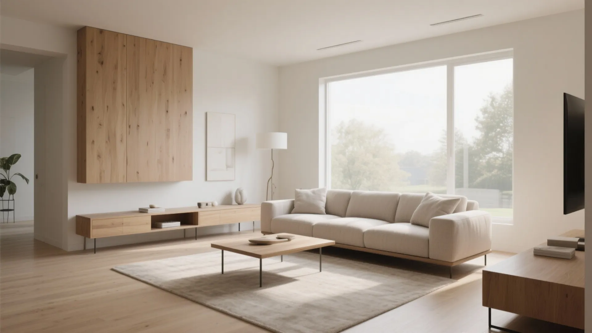 2. Floating Furniture to Define Zones