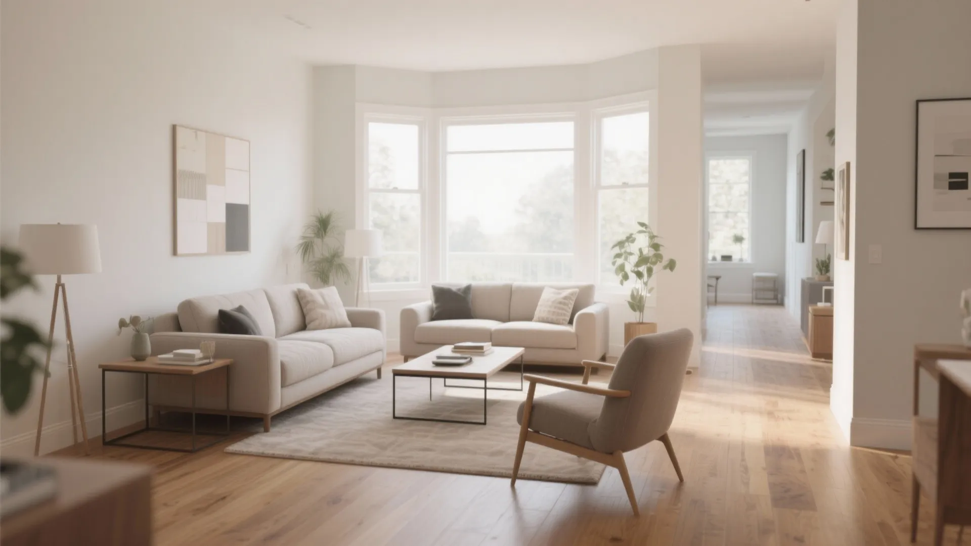 3. Floating Furniture Layout