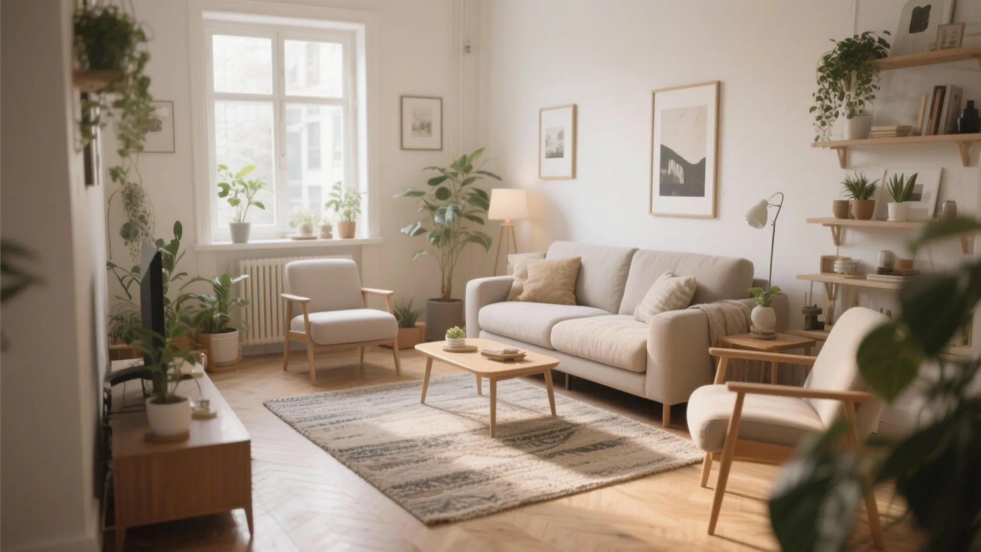 3. Floating Furniture Away from Walls