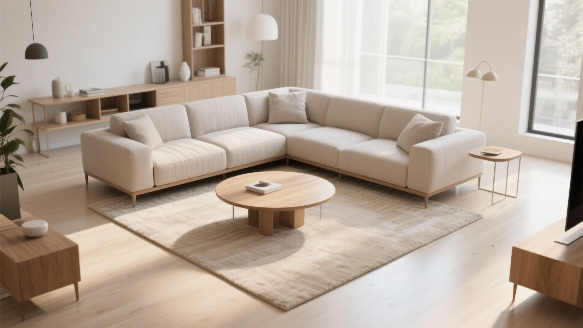 Tip 1: Floating Furniture Arrangement