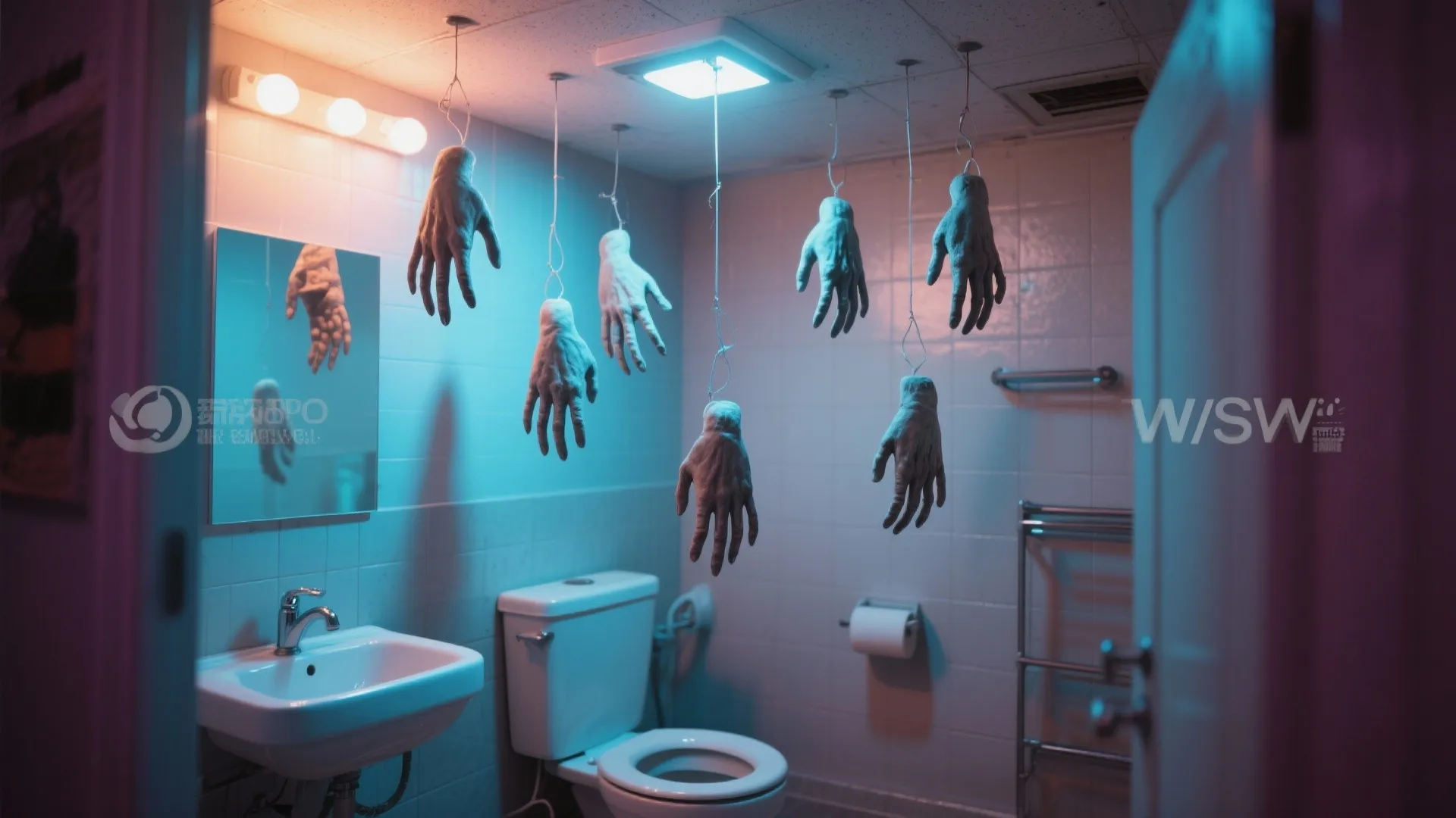 10. Floating Hands from the Ceiling