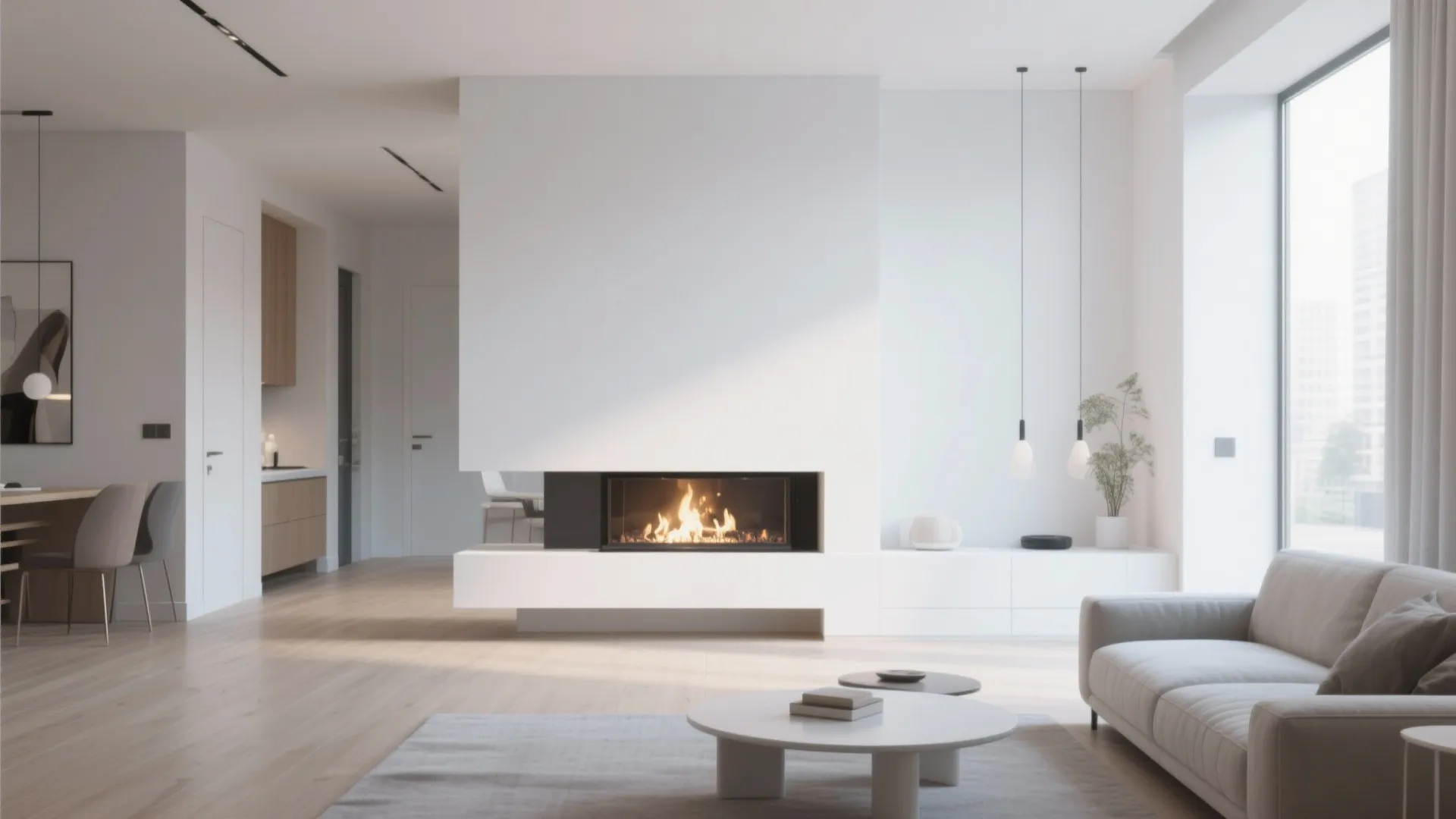 Floating Hearth Design