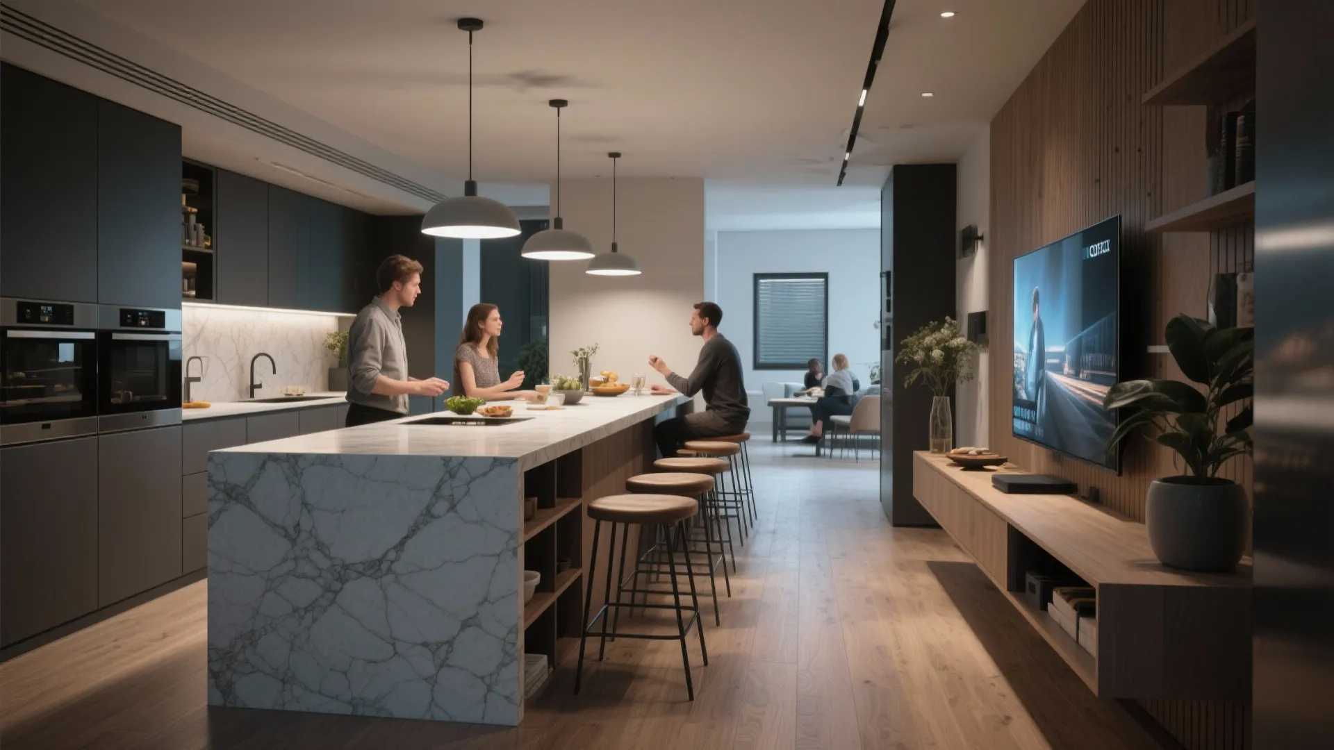 3. Float multifunctional islands