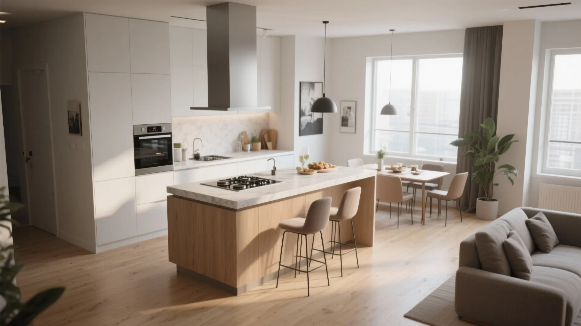 5. Floating Kitchen Island