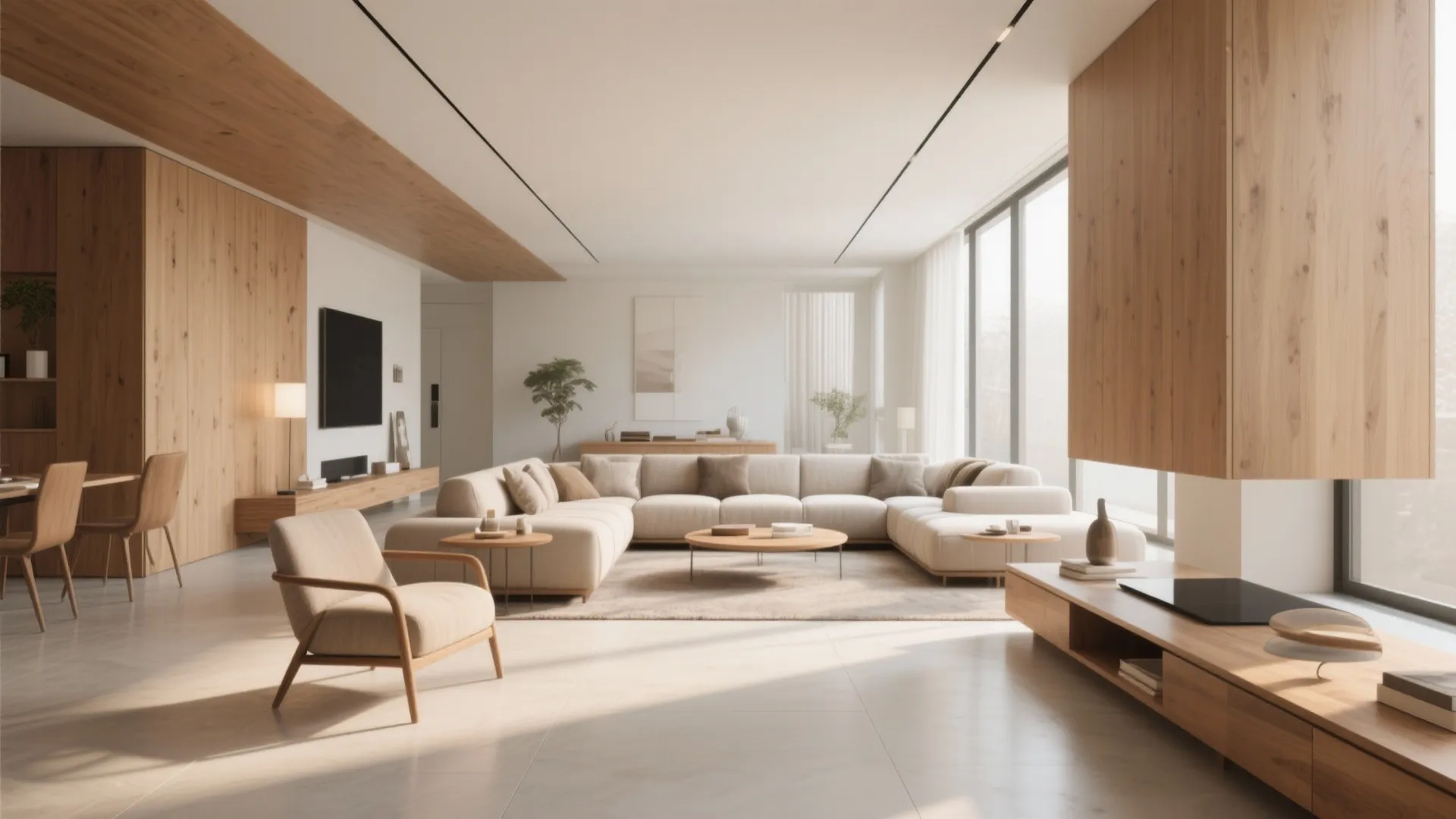 3. Floating Furniture Layout