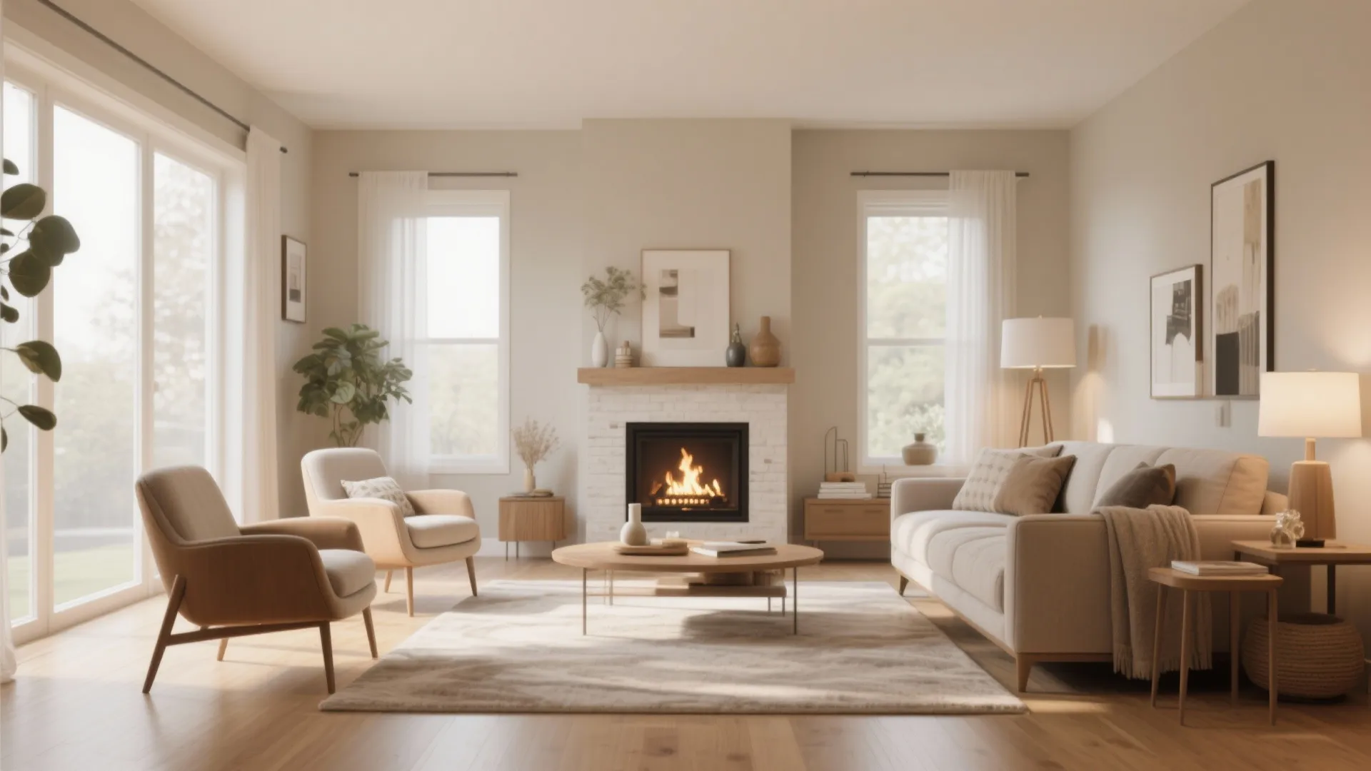 Floating Furniture Layout