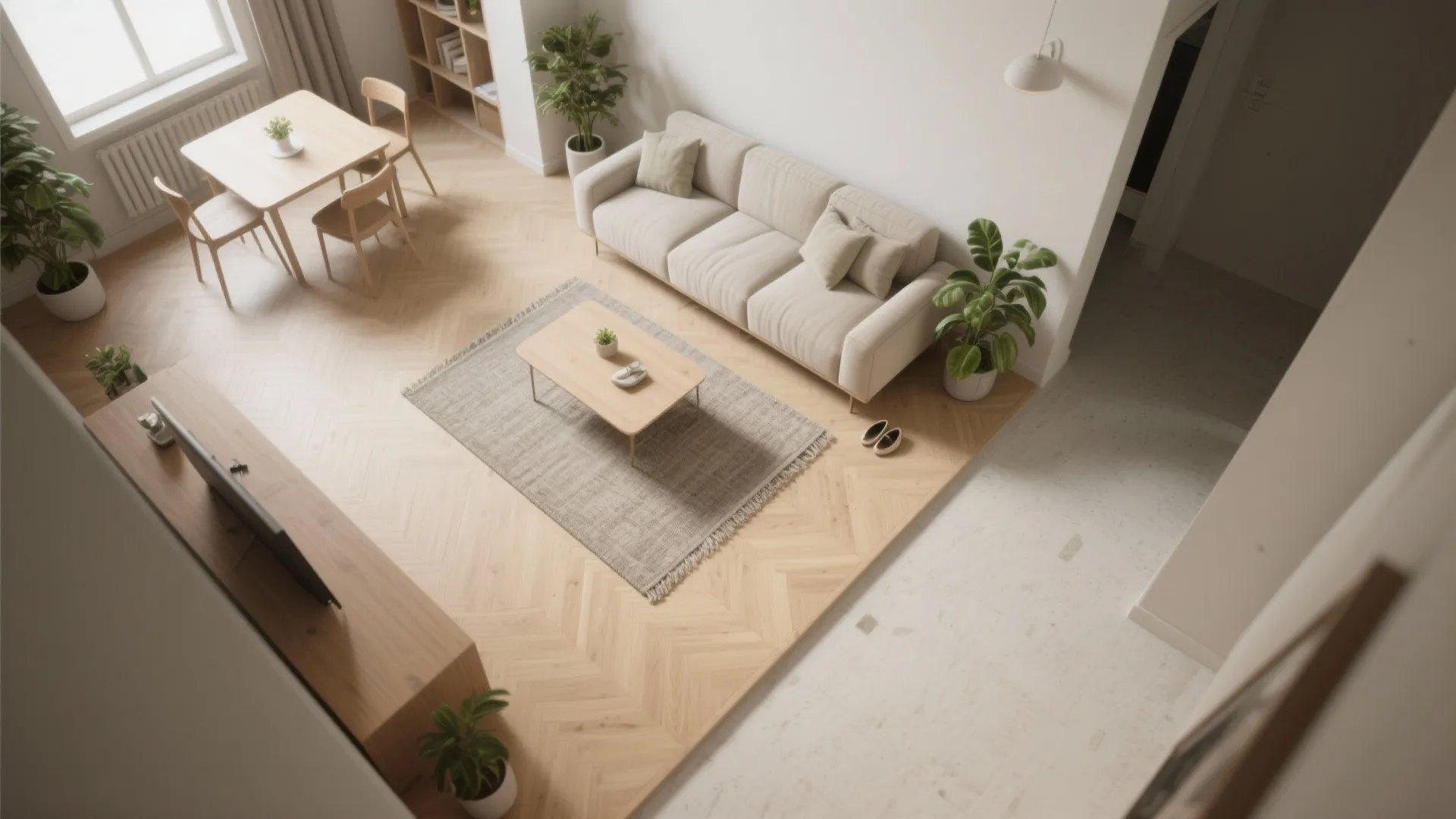 3. Float furniture for better flow