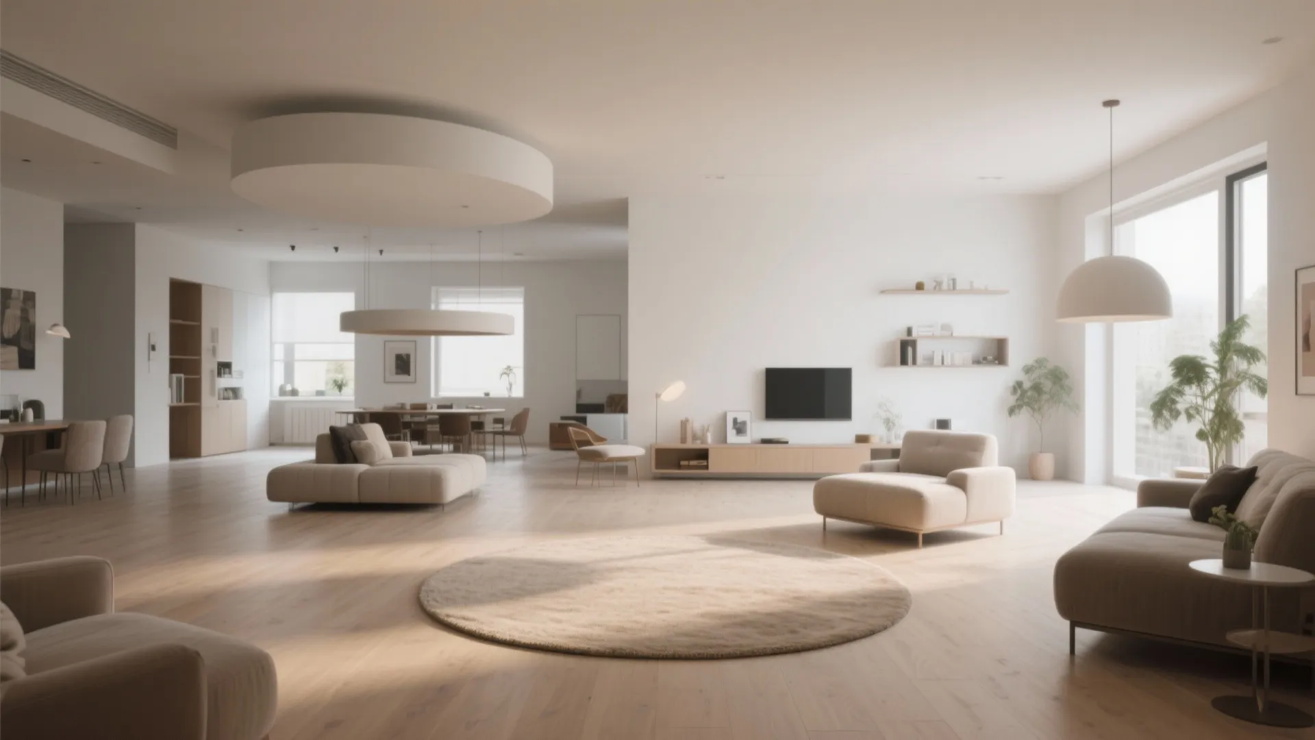 Floating Furniture Layout