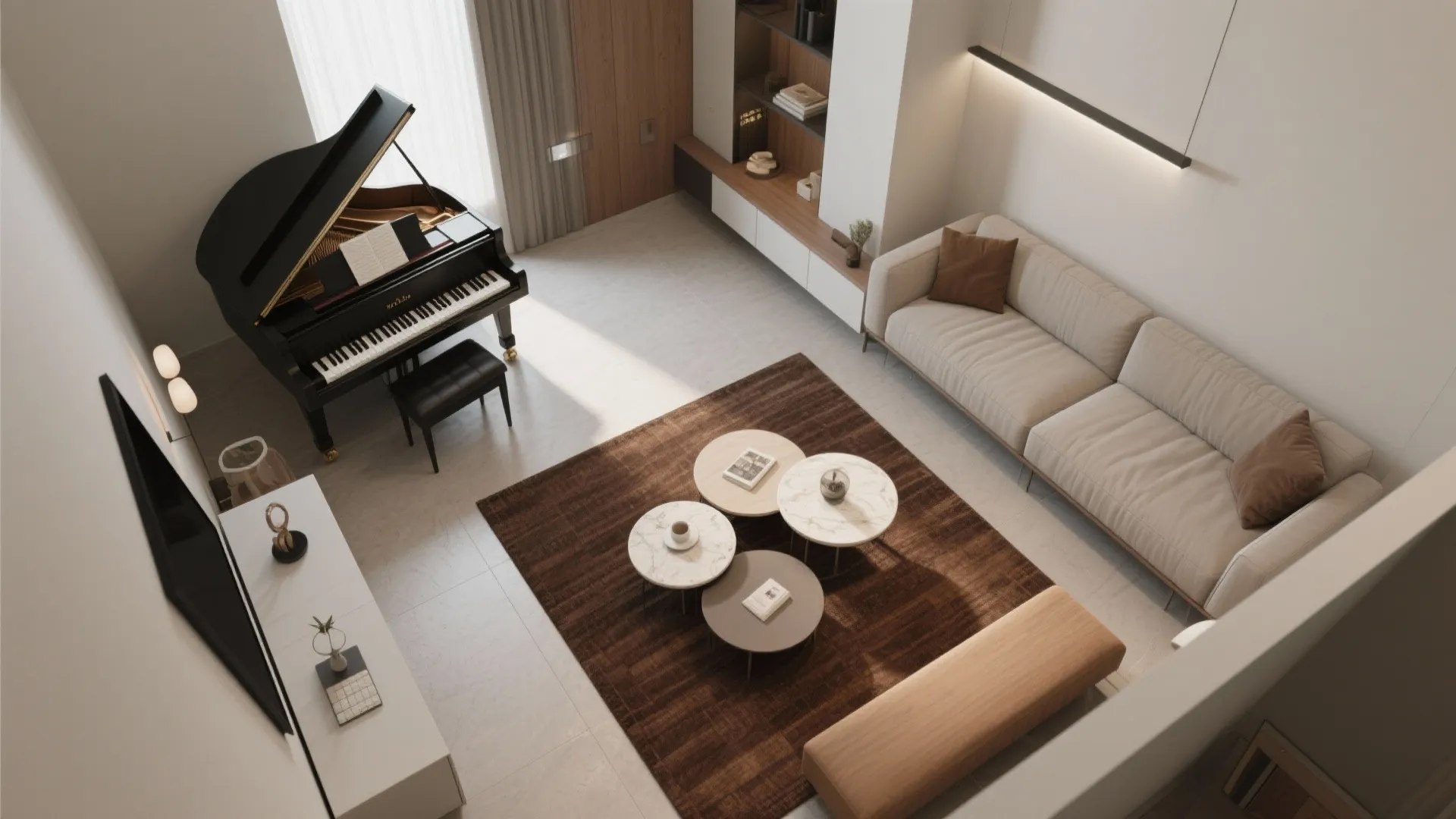 Floating Layout with Slimline Seating