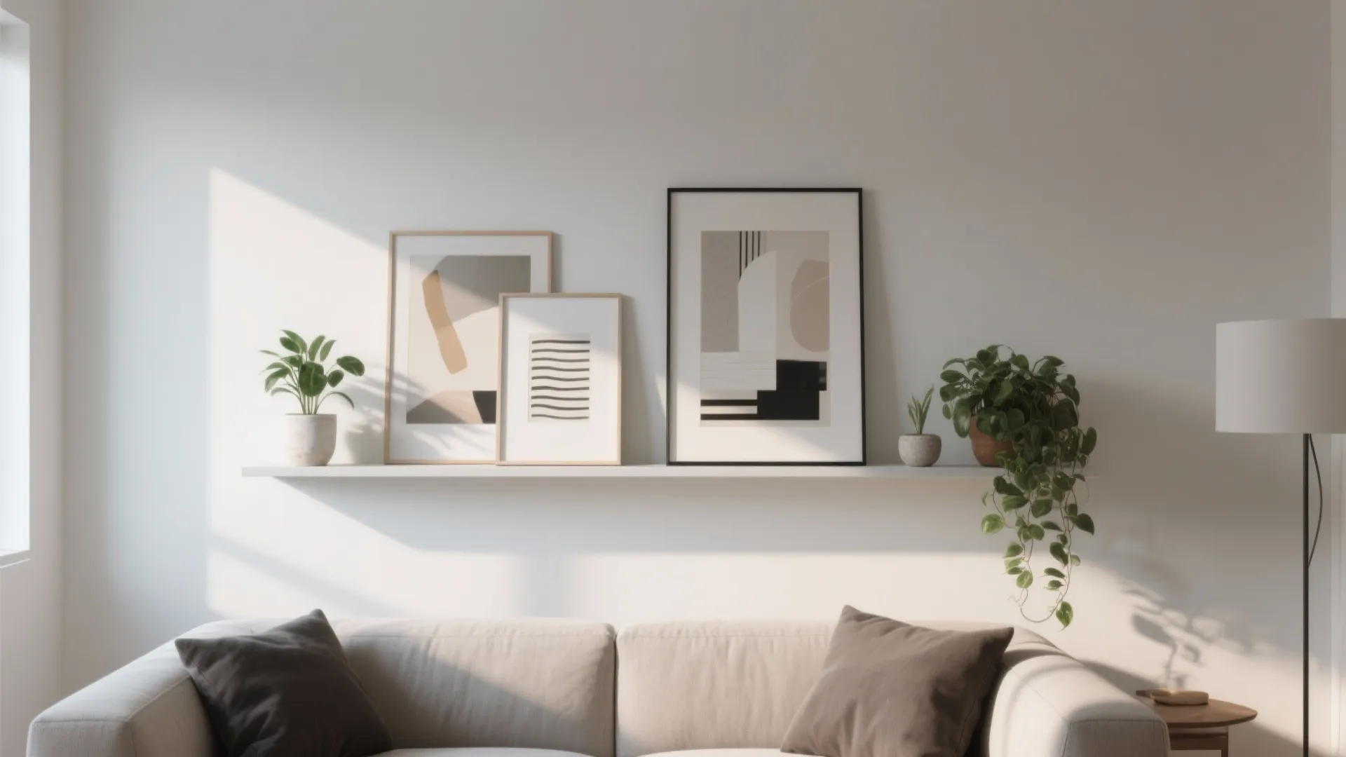 9. Ledge with Rotating Decor