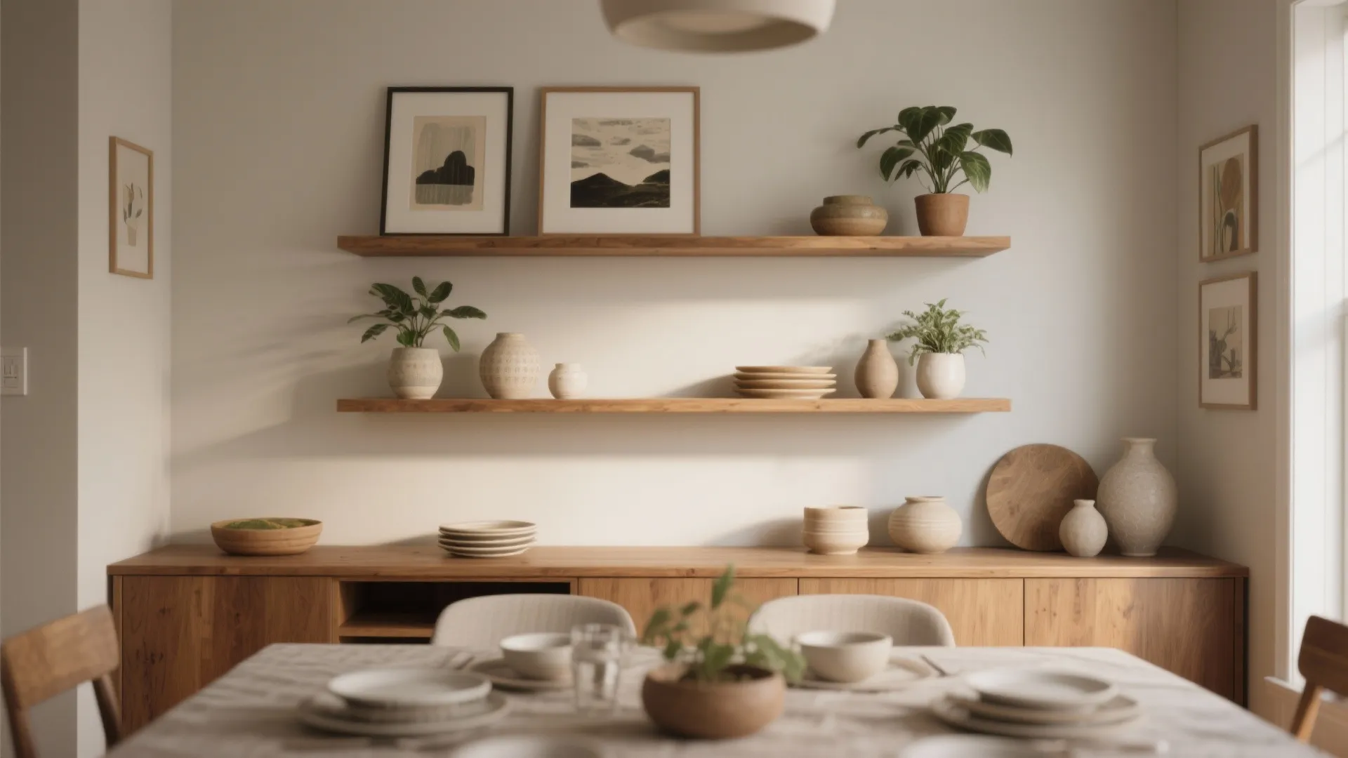 4. Functional decor: shelves and ledges