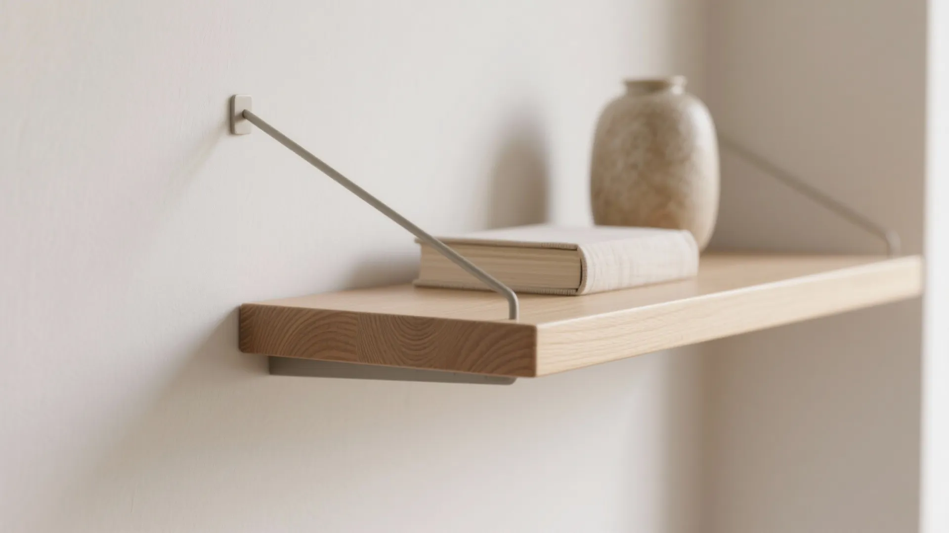 Floating Shelves with Layered Styling