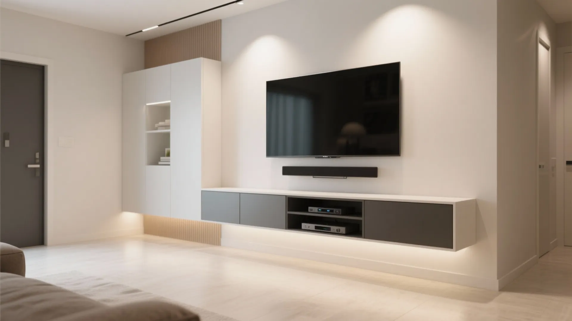 3. Floating Cabinets